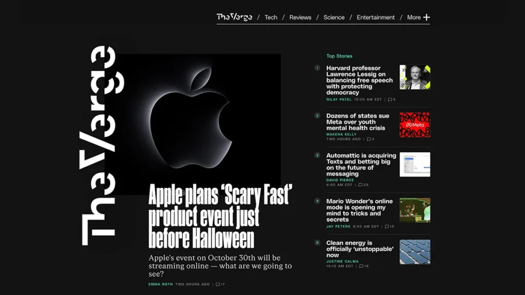 the verge