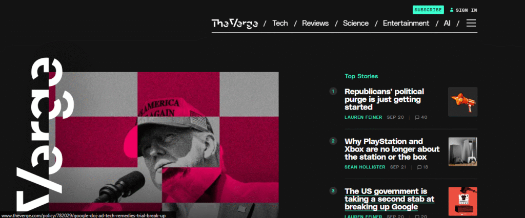 the verge
